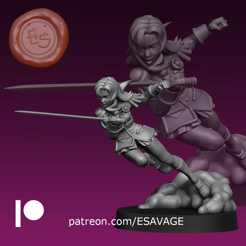 Utena | Fantasy Miniature | Ethan Savage Studios TabletopXtra