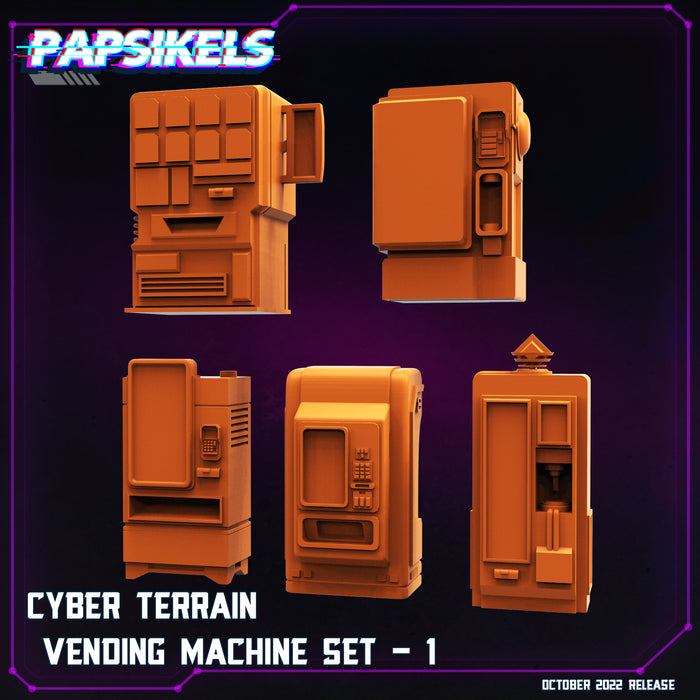 Vending Machine Terrain | Cyberpunk | Sci-Fi Miniature | Papsikels