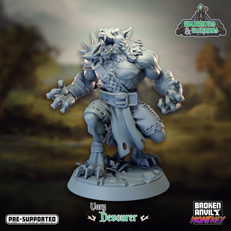 Varg Devourer | Warriors and Warrens | Tabletop RPG Miniature TabletopXtra