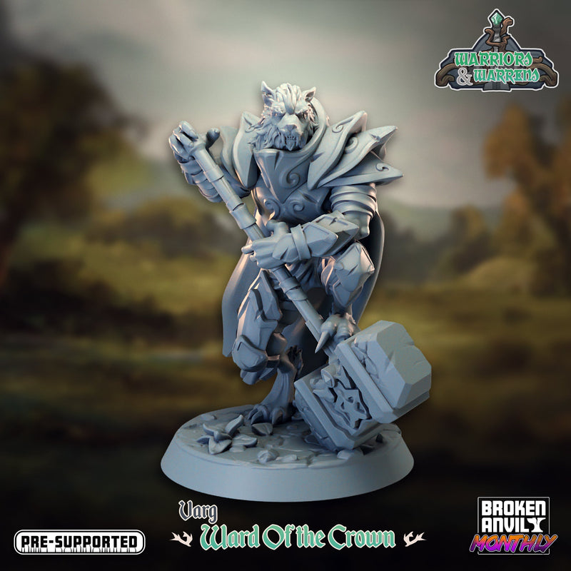 Varg Miniatures | Warriors and Warrens | Tabletop RPG Miniature TabletopXtra