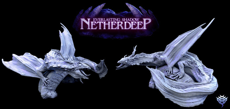 Veiled Fungal Dragon | Everlasting Shadow Netherdeep | Fantasy Miniature | Mini Monster Mayhem TabletopXtra