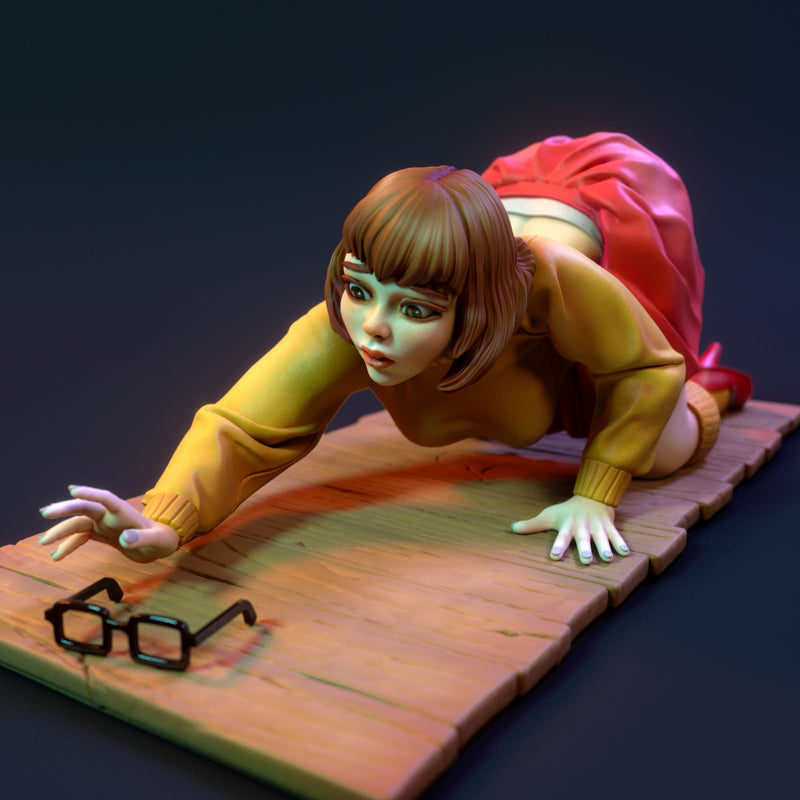 Velma | Pin-Up Statue Fan Art Miniature Unpainted | Torrida Minis