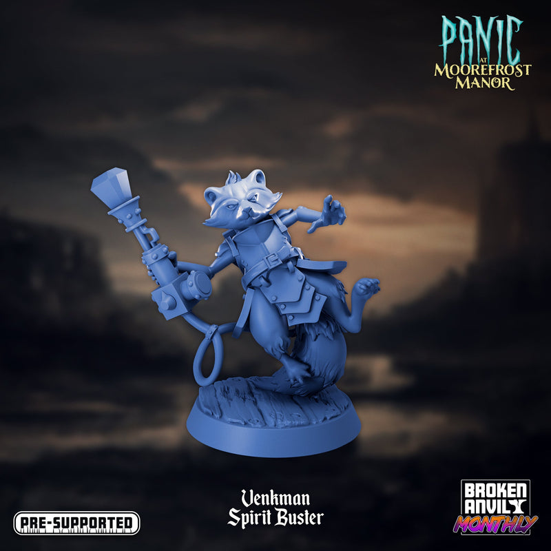 Venkman Spirit Buster | Panic at Moorefrost Manor | Tabletop RPG Miniature TabletopXtra