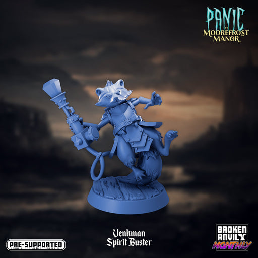 Venkman Spirit Buster | Panic at Moorefrost Manor | Tabletop RPG Miniature TabletopXtra