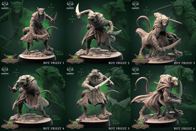 Verminhorde Miniatures (Full Set) | Fantasy Tabletop Miniature | Mammoth Factory TabletopXtra