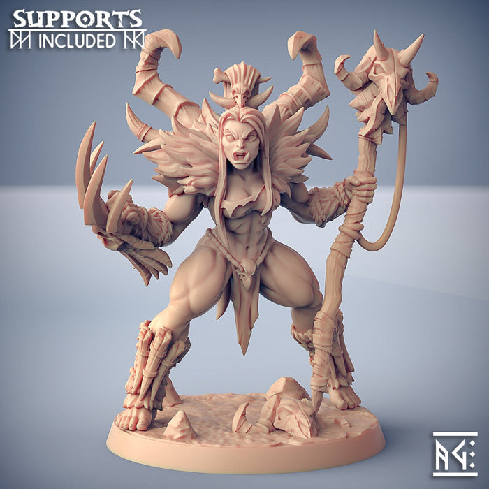 Vesdra the Shaman | Orc Barbarians | Fantasy D&D Miniature | Artisan Guild TabletopXtra