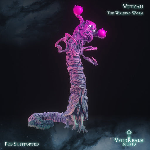 Vetkah The Walking Worm | Invasion Of The Eye Monsters | VoidRealm Minis TabletopXtra