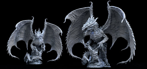 Vile Steel Dragon | Treasures of Old | Fantasy Miniature | Mini Monster Mayhem TabletopXtra