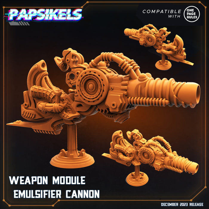 Emulsifier Cannon | Omega Army | Sci-Fi Miniature | Papsikels