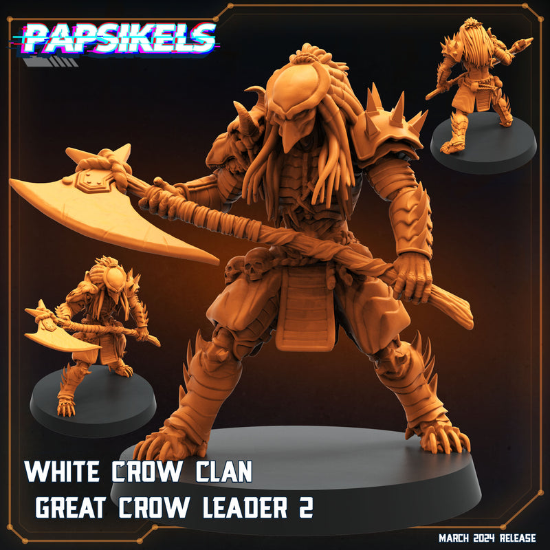 White Crow Skull Hunter Miniatures | Sci-Fi Miniature | Papsikels