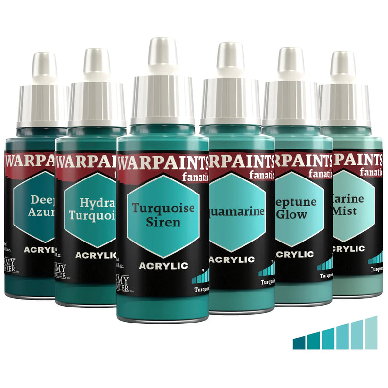 Turquoises Flexible Triad | Warpaint Fanatic 18ml Acrylic | The Army Painter