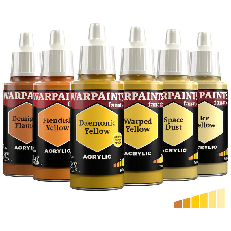Yellows Flexible Triad | Warpaint Fanatic 18ml Acrylic | The Army Painter