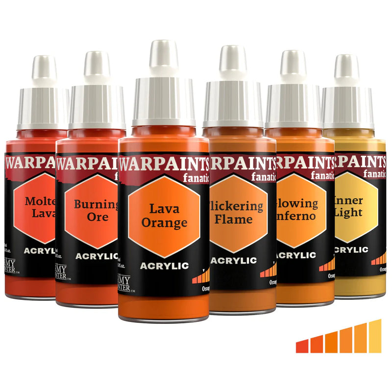 Oranges Flexible Triad | Warpaint Fanatic 18ml Acrylic | The Army Painter