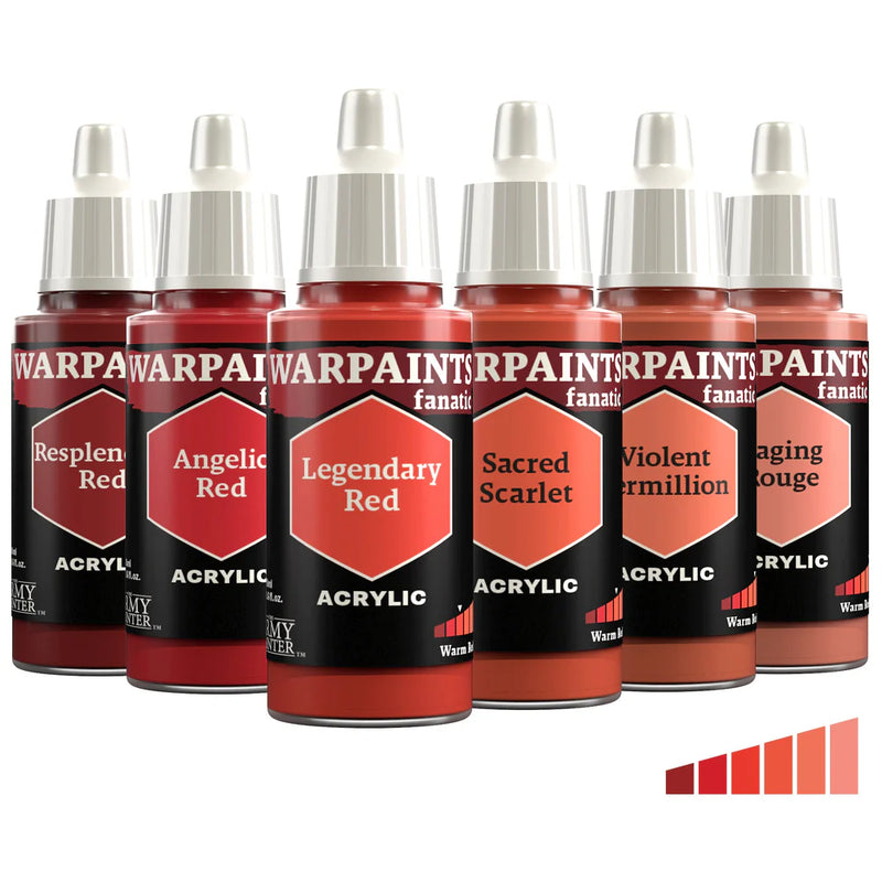 Warm Red Flexible Triad | Warpaint Fanatic 18ml Acrylic | The Army Painter