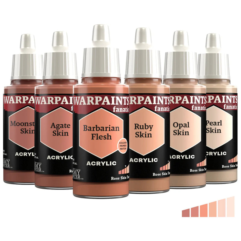 Rose Skin Tones Flexible Triad | Warpaint Fanatic 18ml Acrylic | The Army Painter