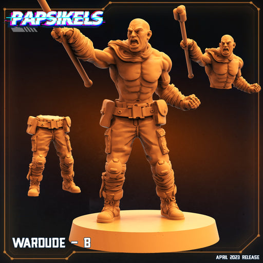 War Dude B | War Dudes | Sci-Fi Miniature | Papsikels TabletopXtra