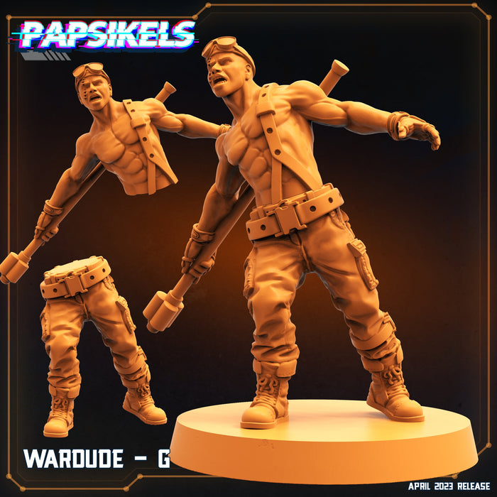 War Dude G | War Dudes | Sci-Fi Miniature | Papsikels TabletopXtra