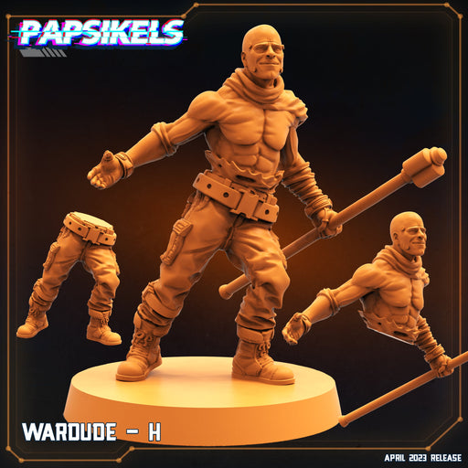 War Dude H | War Dudes | Sci-Fi Miniature | Papsikels TabletopXtra