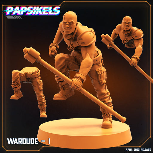 War Dude I | War Dudes | Sci-Fi Miniature | Papsikels TabletopXtra