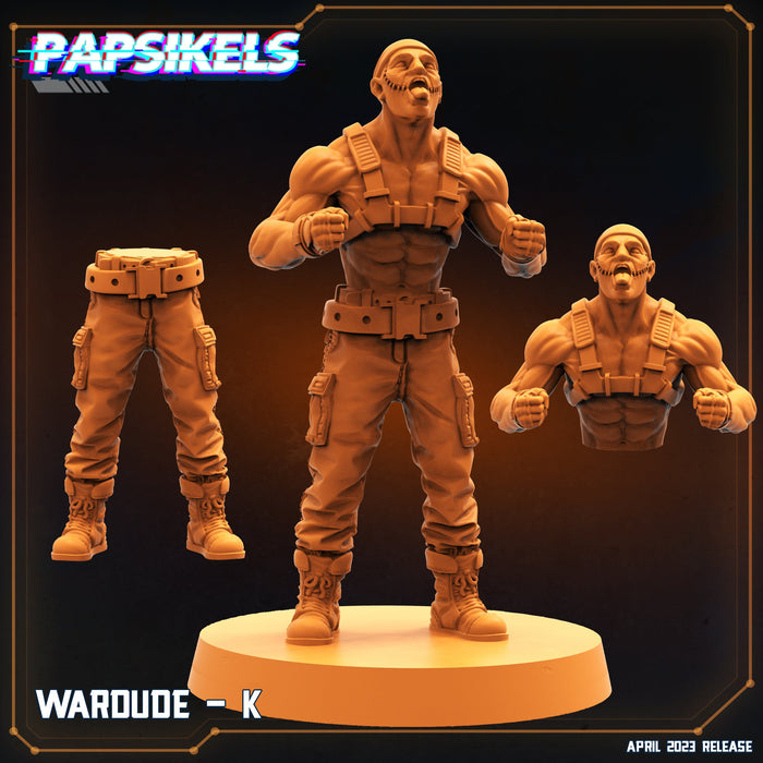 War Dude K | War Dudes | Sci-Fi Miniature | Papsikels TabletopXtra