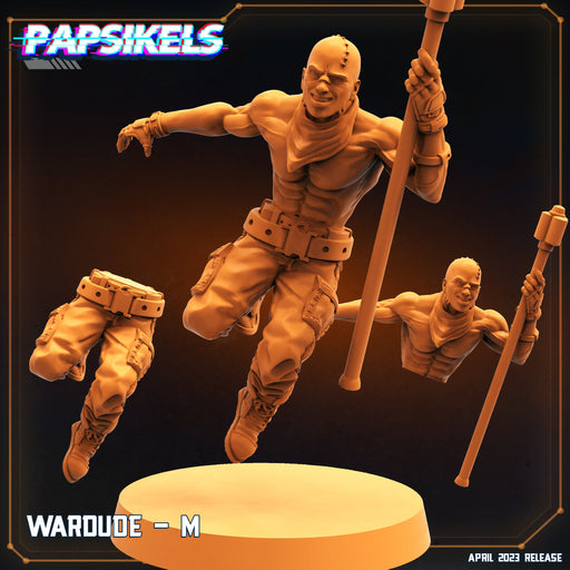 War Dude M | War Dudes | Sci-Fi Miniature | Papsikels TabletopXtra