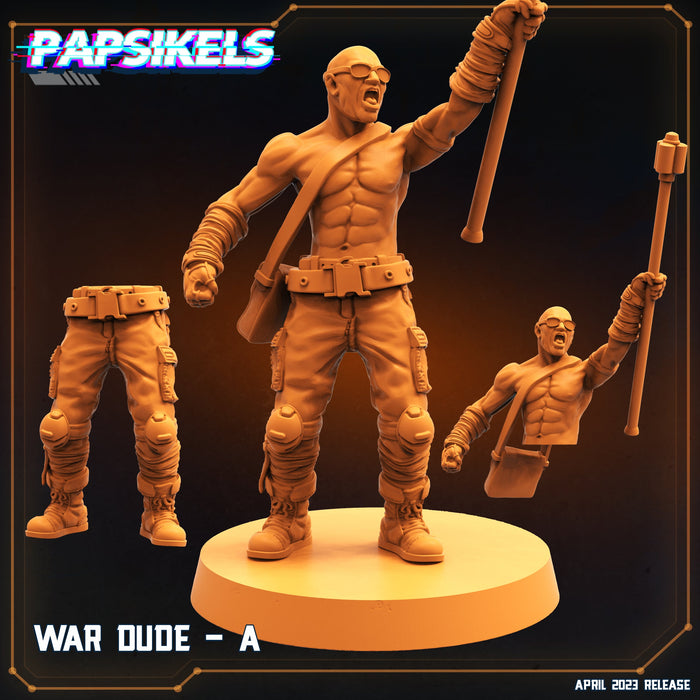 War Dude Miniatures | War Dudes | Sci-Fi Miniature | Papsikels TabletopXtra