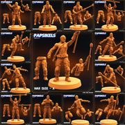 War Dudes Miniatures (Full Set) | Sci-Fi Miniature | Papsikels TabletopXtra