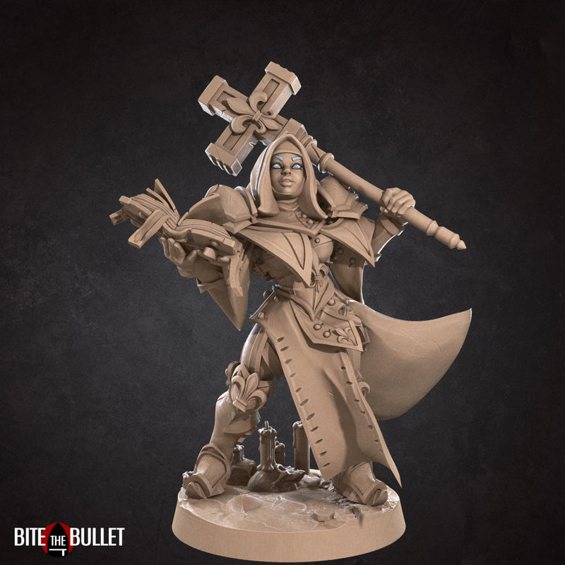 War Sister Adepta Veiled (Cross) | Battle Sisters Part 2 | Fantasy Miniature | Bite the Bullet TabletopXtra