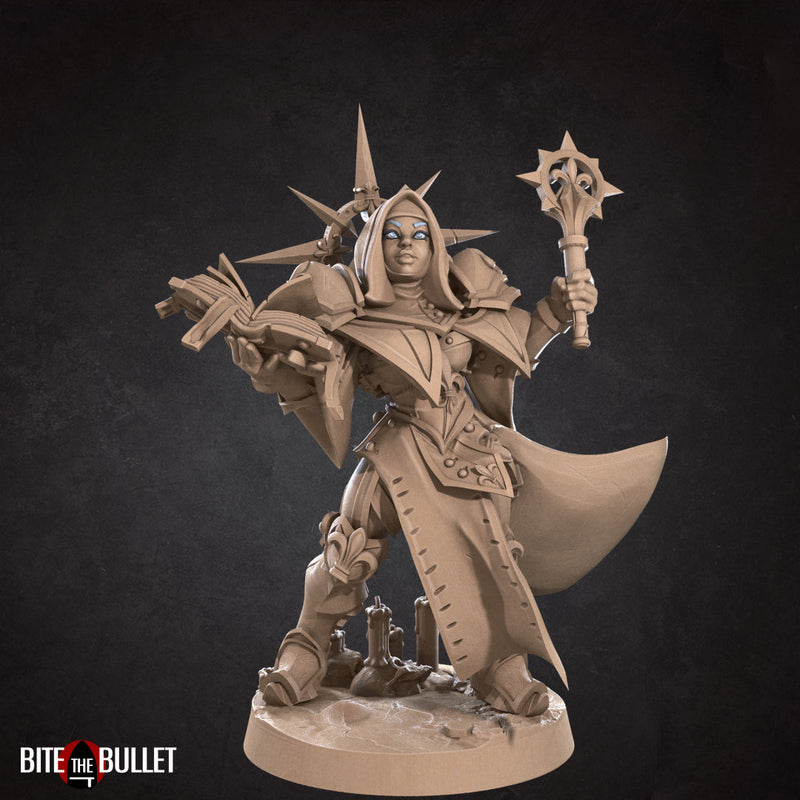 War Sister Adepta Veiled (Mace) | Battle Sisters Part 2 | Fantasy Miniature | Bite the Bullet TabletopXtra