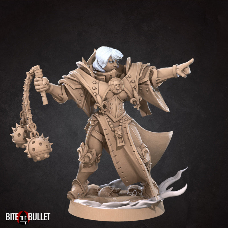 War Sister Squad Leader (Flail) | Battle Sisters Part 2 | Fantasy Miniature | Bite the Bullet TabletopXtra