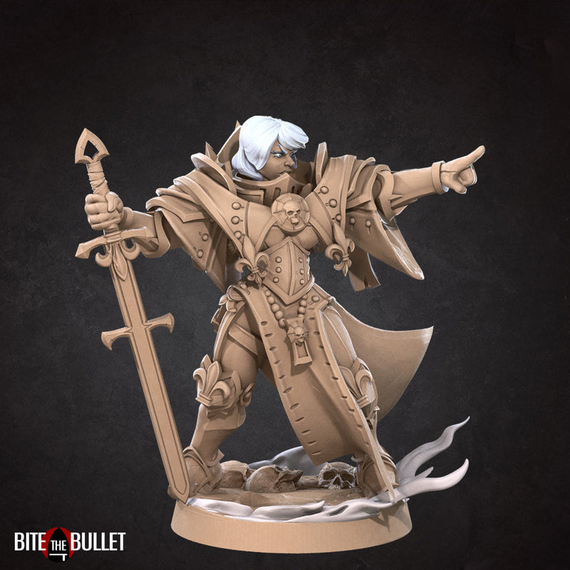 War Sister Squad Leader (Sword) | Battle Sisters Part 2 | Fantasy Miniature | Bite the Bullet TabletopXtra