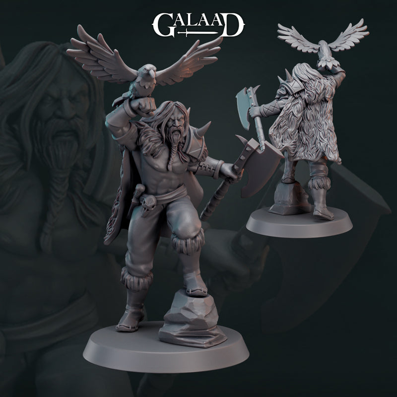 Norse Fighter Miniatures | Fantasy Miniature | Galaad Miniatures
