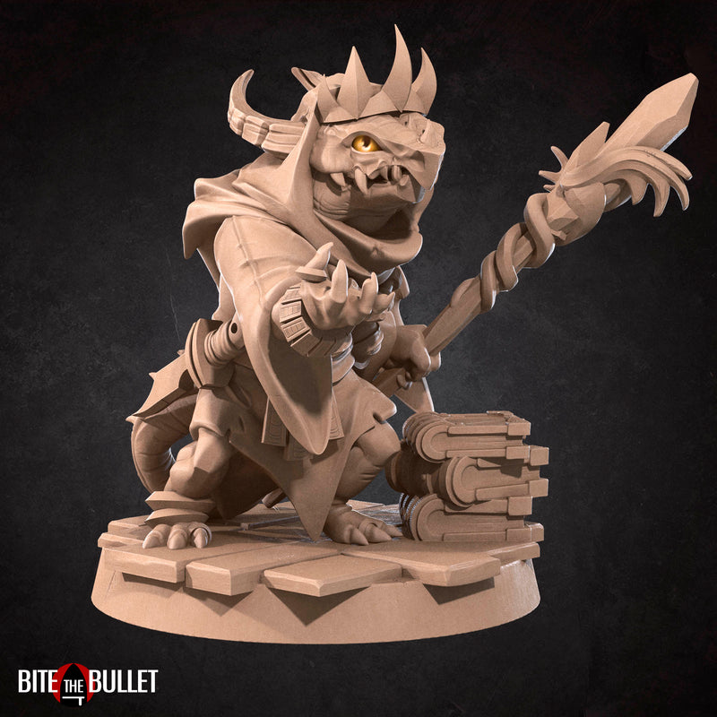 Warlock | Kobolds | Fantasy Miniature | Bite the Bullet TabletopXtra