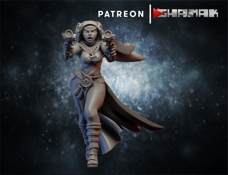 Warrior 3 | Nuns | Fantasy Miniature | Ghamak TabletopXtra