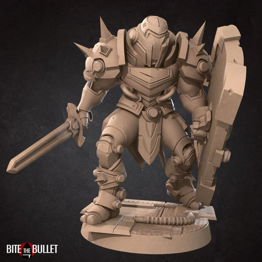 Warrior A | Warforged | Fantasy Miniature | Bite the Bullet TabletopXtra
