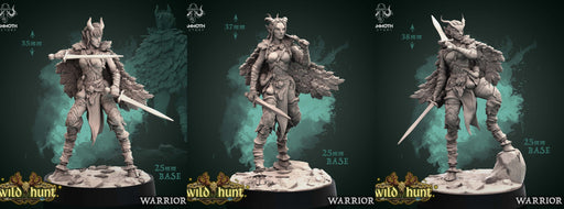 Warrior Miniatures | Wild Hunt | Fantasy Tabletop Miniature | Mammoth Factory TabletopXtra