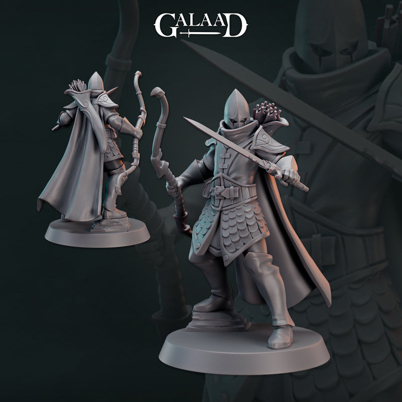Elf Fighters Warband Miniatures | Fantasy Miniature | Galaad Miniatures
