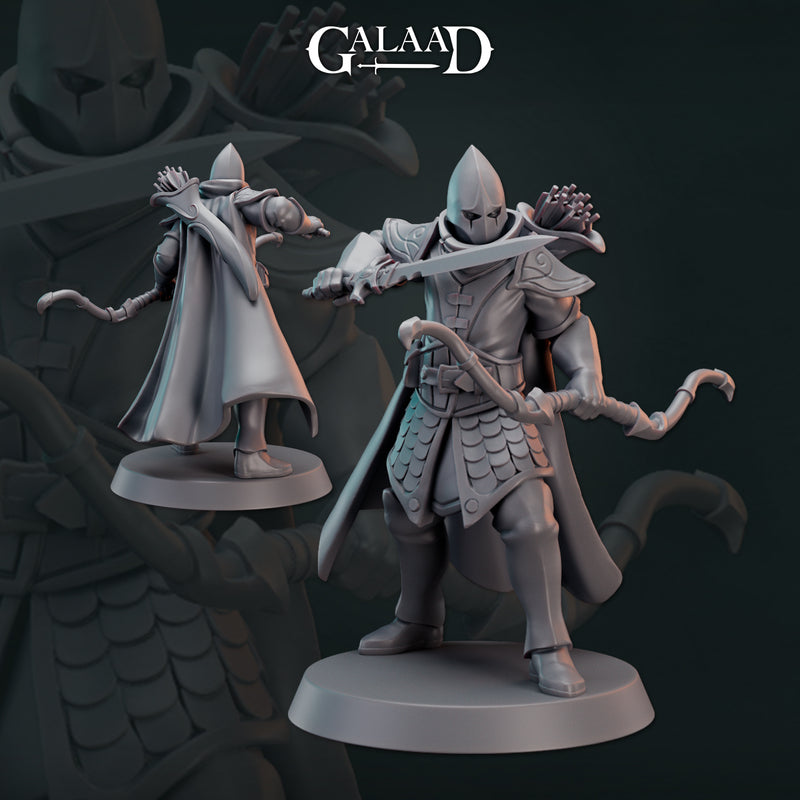 Elf Fighters Warband Miniatures | Fantasy Miniature | Galaad Miniatures