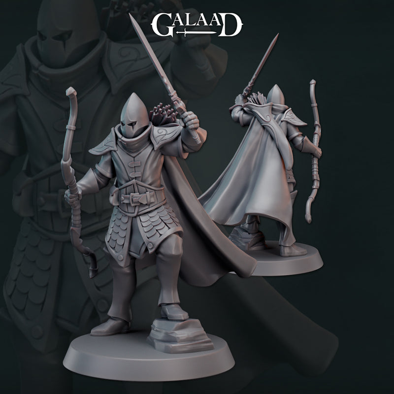 Elf Fighters Warband Miniatures | Fantasy Miniature | Galaad Miniatures