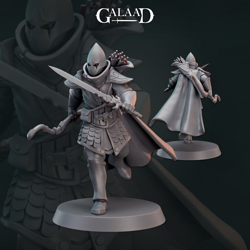 Elf Fighters Warband Miniatures | Fantasy Miniature | Galaad Miniatures