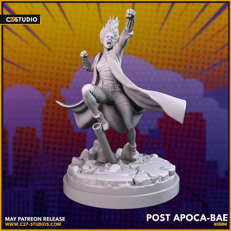 Post Apoca-Bae | Heroes | Sci-Fi Miniature | C27 Studio