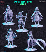 Western RPG Vol 1 Miniatures | Fantasy Miniature | RN Estudio TabletopXtra
