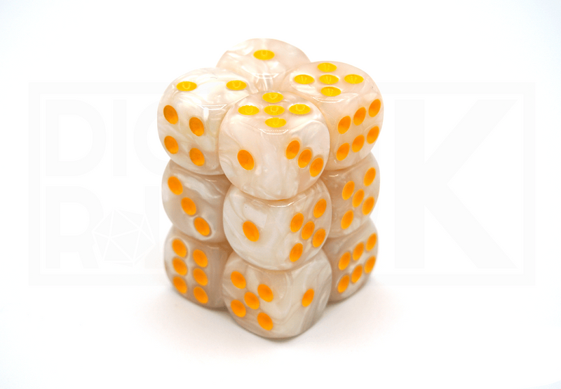 12x16MM Dice Block | Pearl White