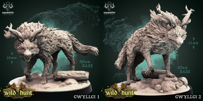 Wild Hunt Miniatures (Full Set) | Fantasy Tabletop Miniature | Mammoth Factory TabletopXtra