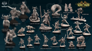 Wild Hunt Miniatures (Full Set) | Fantasy Tabletop Miniature | Mammoth Factory TabletopXtra