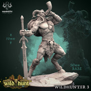 Wild Hunter & Marksman Miniatures | Wild Hunt | Fantasy Tabletop Miniature | Mammoth Factory TabletopXtra
