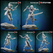 Witch Miniatures | Dark Elda | Fantasy Miniature | Ghamak TabletopXtra