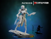 Witch Miniatures | Dark Elda | Fantasy Miniature | Ghamak TabletopXtra