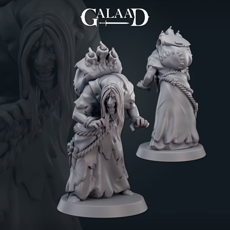 Witches & Little Monster Miniatures | Fantasy Miniature | Galaad Miniatures