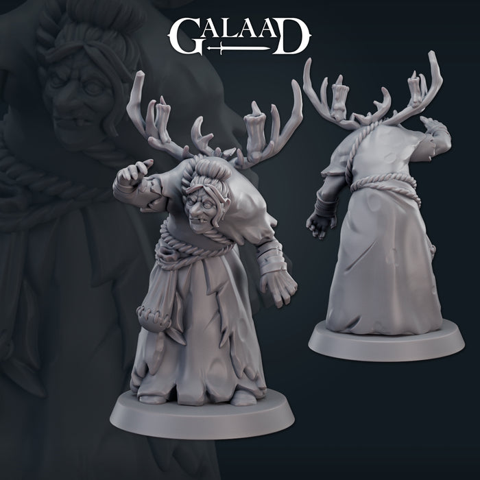 Hag Witch C | Witches & Little Monsters | Galaad Miniatures